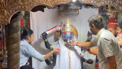Ritual milk bath at Dukhbhanjani Temple (Photo/ANI)
