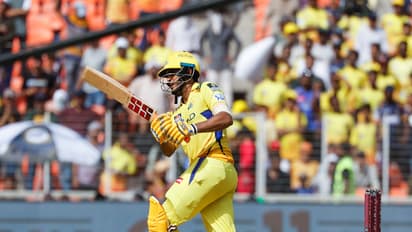 CSK's Urvil Patel batting (Photo: ANI)
