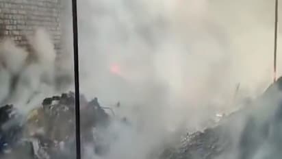 Fire in Bhiwani, Haryana (Photo/ANI)