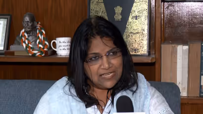 Congress Rajya Sabha MP Jebi Mather (Photo/ANI)