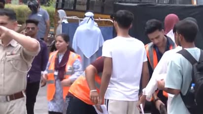 NEET-UG re-exam centre held under tight security (Photo/ANI)