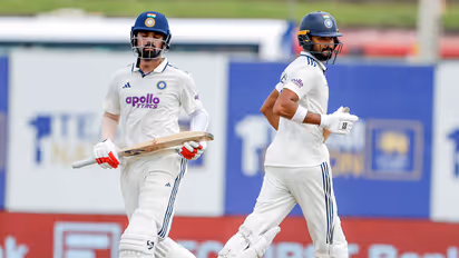 India's Devdutt Padikkal (right) and KL Rahul (left) (Photo: ANI)