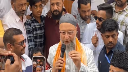 AIMIM chief and Hyderabad MP Asaduddin Owaisi (Photo/ANI)