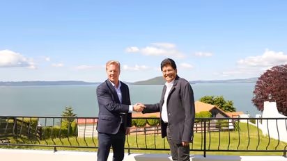 Union Commerce and Industry Minister Piyush Goyal with his New Zealand counterpart Todd McClay (Photo/X@PiyushGoyal)