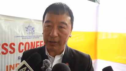 Sikkim Commerce Minister TT Bhutia (Photo/ANI)