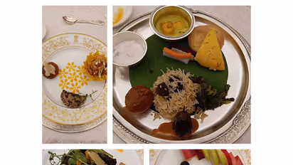 Meals served during President Murmu’s Dinner for Swiss President (Image source: President House)