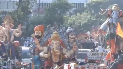 Hyderabad Ganesh Visarjan (Photo/ANI)