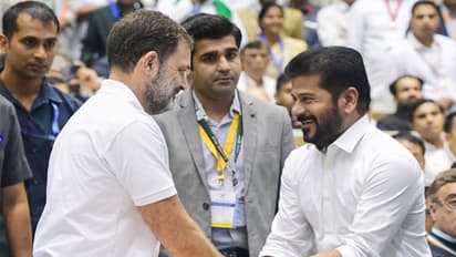 Congress MP Rahul Gandhi and Telangana CM Revanth Reddy (Photo/ANI)