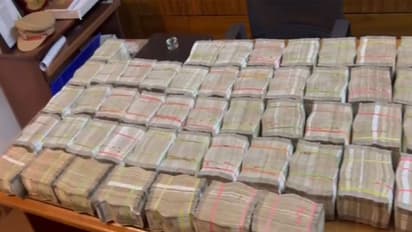 Visuals of seized cash (Photo/ANI)
