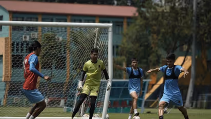 Punjab FC team training. (Photo: Punjab FC)