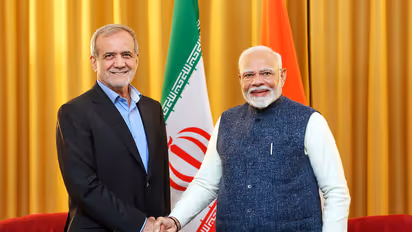 Prime Minister Narendra Modi and Iranian President Masoud Pezeshkian (File Photo/ANI)