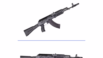 Indigenous AK-203 'Sher' (FilePhoto/ANI)