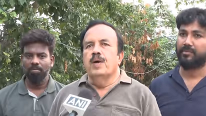 AMMK candidate from Thiruchirappalli West, Rajasekaran (Photo/ANI)