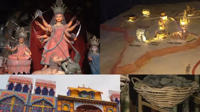 Durga Puja pandals across India showcase global temples theme (Photo: ANI)