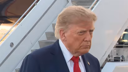 US President Donald Trump speaking to reporters in Charlotte, North Carolina (Photo/ANI)