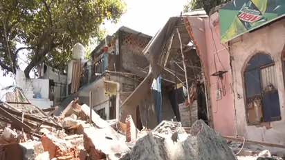 Structures demolished (Photo/ANI)