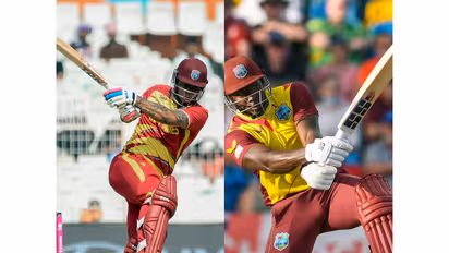 Shimron Hetmyer (Left) and Rovman Powell (Photo: ANI)