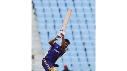 Lucknow Falcons batter Mohammad Saif (Photo: UPT20 League)