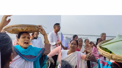 Goru Bihu celebrations at the river island Majuli (Photo/ANI)