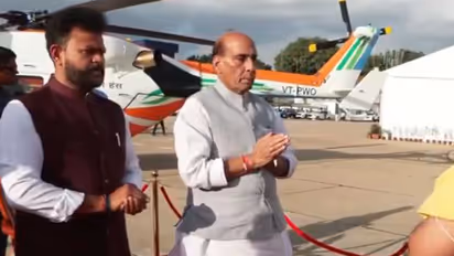 Defence Minister Rajnath Singh and Union Minister of Civil Aviation Ram Mohan Naidu Kinjarapu attended ceremony (Photo/ANI)