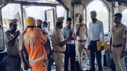 Inquiry committee reviews damaged site (Photo/ANI)