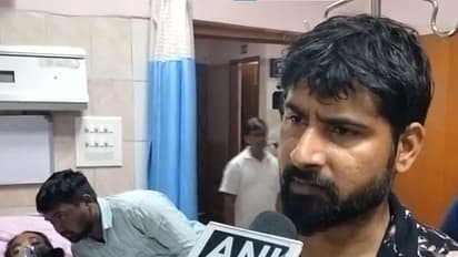 Injured protester Shivam narrates police crackdown during protest in Ranchi (Photo/ANI)