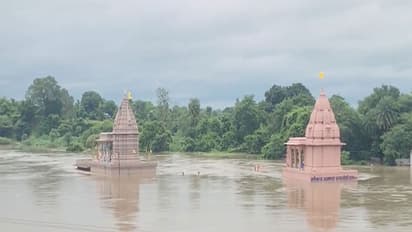 Temples located along Betwa riverbanks submerged (Photo/ANI)