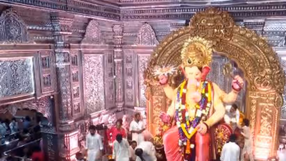 Mumbai's Lalbaugcha Raja pandal (Photo/ANI)