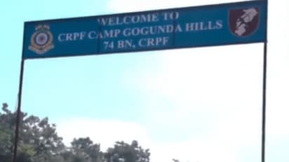 CRPF sets up hilltop camp in Sukma’s Gogunda (Photo/ANI)