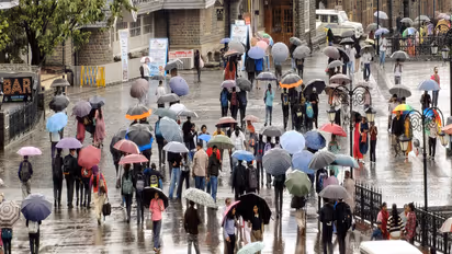 Visual of heavy rains in Shimla (File photo/ANI)