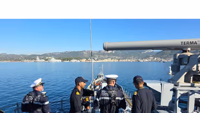 INS Trishul arrives in Toulon for 24th edition of India-France maritime exercise VARUNA (Photo/Indian Navy)
