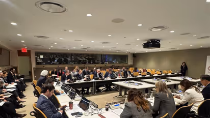 Ministry of External Affairs (MEA) Secretary (West) Sibi George attends the second G7 Development Ministers meeting in New York on the sidelines of UNGA 81. (Photo: X/@MEAIndia)
