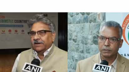 Anil Trigunayat, President, MIICCIA and Brij K. Guhare, Secretary General, CCIFMSMB (Photo/ANI)