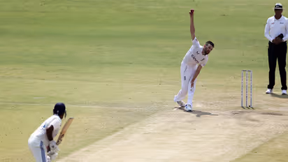 Mark Wood bowling. (Photo/ANI)