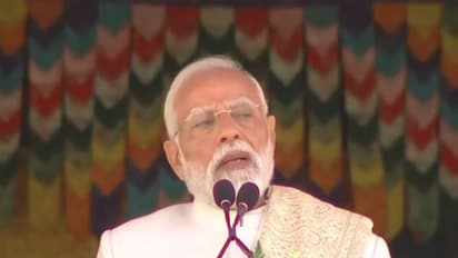 Prime Minister Narendra Modi addressing a gathering at the Changlimithang Celebration Ground in Thimphu (Photo/NarendraModiYoutube)