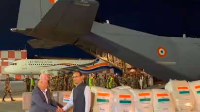 Third flight with Indian assistance arrives in Nepal (Screengrab/ X@MEAIndia)
