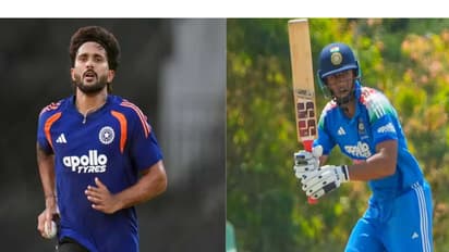 Nitish Kumar Reddy and Suryansh Shedge. (Photo: BCCI official website)
