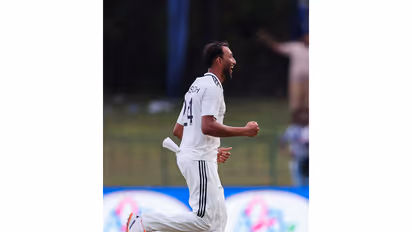 India's Prasidh Krishna. (Photo/ANI)