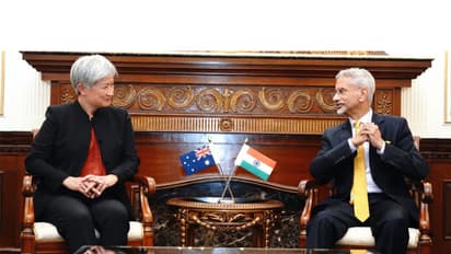 Australian Foreign Minister Penny Wong and EAM S Jaishankar (Photo/ X@DrSJaishankar)