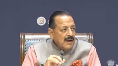 Union Minister Jitendra Singh during NITI Aayog Press Conference (Photo/PIB)