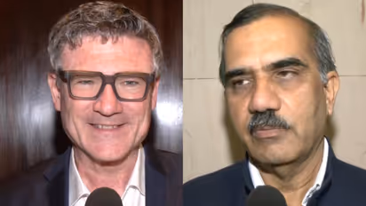 Abhay Bakre, Mission Director of the National Green Hydrogen Mission at the Ministry of New and Renewable Energy; Stefan Kaufmann, a former German parliamentarian and former Green Hydrogen Commissioner of the German government (Photo/ANI)