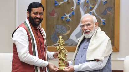 Haryana CM Nayab Singh Saini meets PM Modi (Photo/X/@NayabSainiBJP)