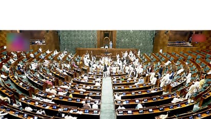 Visual from Lok Sabha (Photo/ANI)