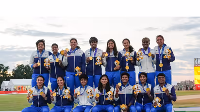 India women's cricket team clinched gold at Asian Games 2026. (Photo: X/@VVSLaxman281)