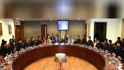 EAM Jaishankar interacts with IFS officer trainees (Photo/X@DrSJaishankar)