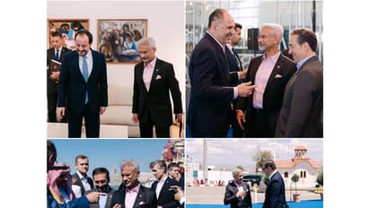 External Affairs Minister S Jaishankar at informal Gymnich meeting of the EU Foreign Affairs Ministers (Photo: X@DrSJaishankar)