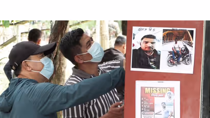 Nepal floods: Families of missing anxiously scan lists at Bidur (Photo/ANI)