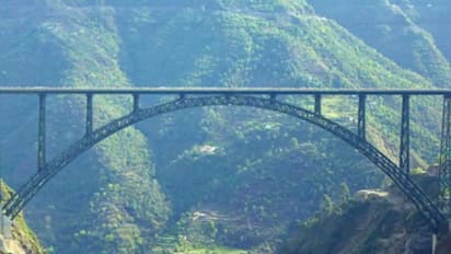 Chenab rail bridge (File photo/ ANI)