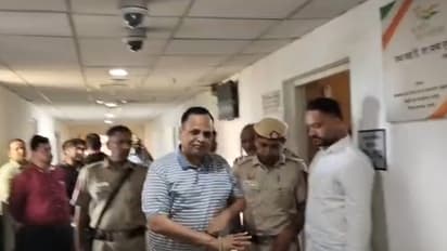 Former Delhi Minister Satyendar Jain in Rouse Avenue Court (Photo/ANI)