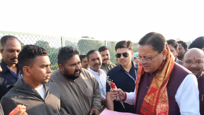 Uttarakhand Chief Minister Pushkar Singh Dhami hearing public grievances (Photo/ANI)